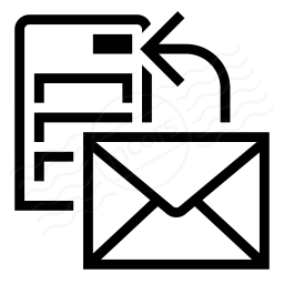 Server Mail Upload Icon 256x256