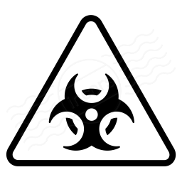 Sign Warning Biohazard Icon 256x256