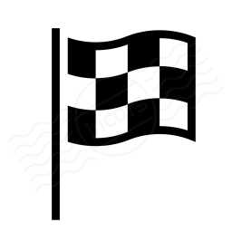 Iconexperience I Collection Signal Flag Checkered Icon