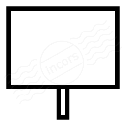 Signboard Empty Icon 256x256