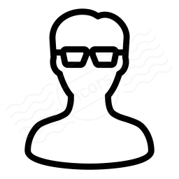 User Glasses Icon 256x256