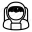 Astronaut Icon 32x32