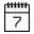 Calendar 7 Icon 32x32