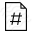 Document Page Number Icon 32x32