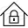 Home Lock Icon 32x32