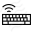 Keyboard Wireless Icon 32x32