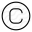 Symbol Copyright Icon 32x32