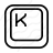Keyboard Key K Icon 48x48