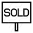 Signboard Sold Icon