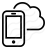 Smartphone Cloud Icon