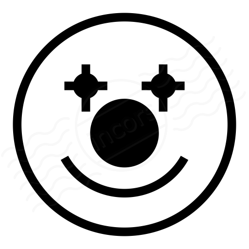 Emoticon Clown Icon