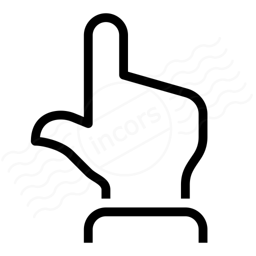 Hand Point Up Icon