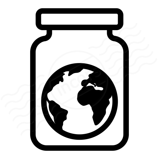 Jar Earth Icon