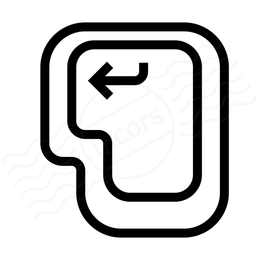 Keyboard Key Enter Icon