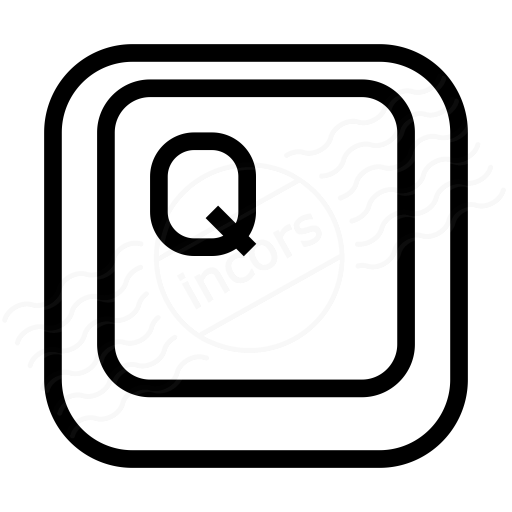 Keyboard Key Q Icon