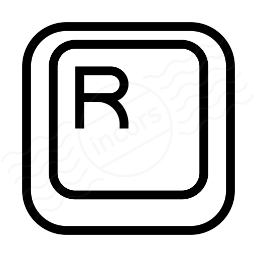 Keyboard Key R Icon