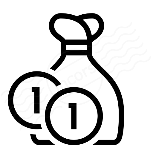 Moneybag Coins Icon