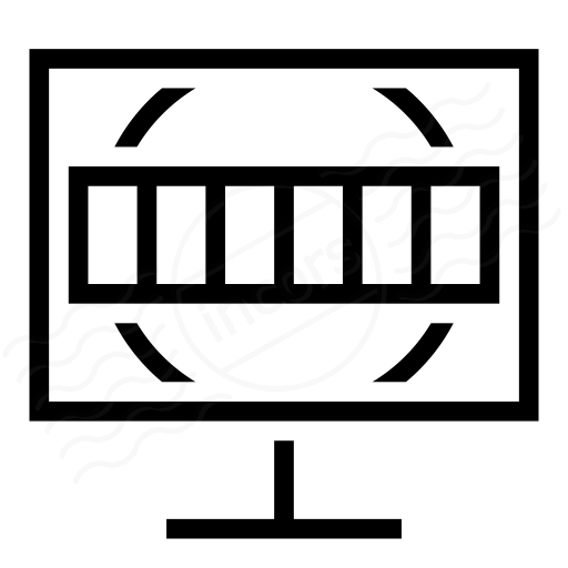Monitor Test Card Icon