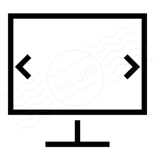 Monitor Width Icon