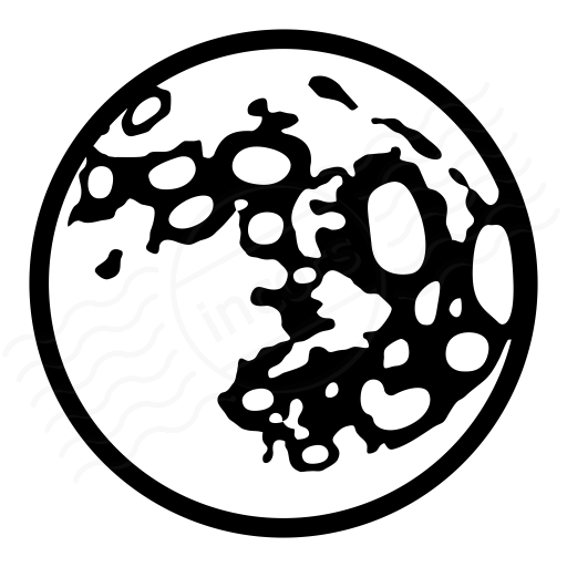 Moon Icon - logo on transparent background 16774617 PNG