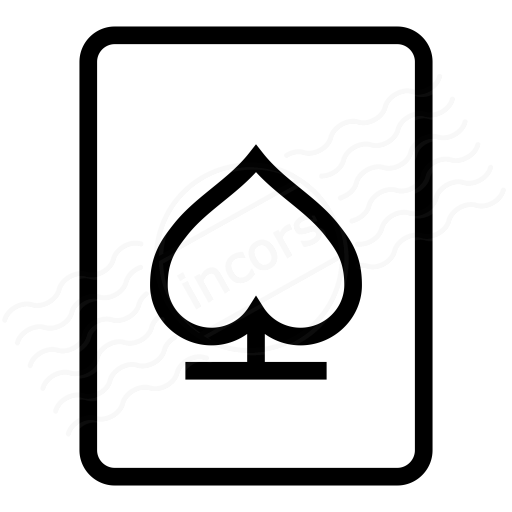 Playing Card Spades Icon