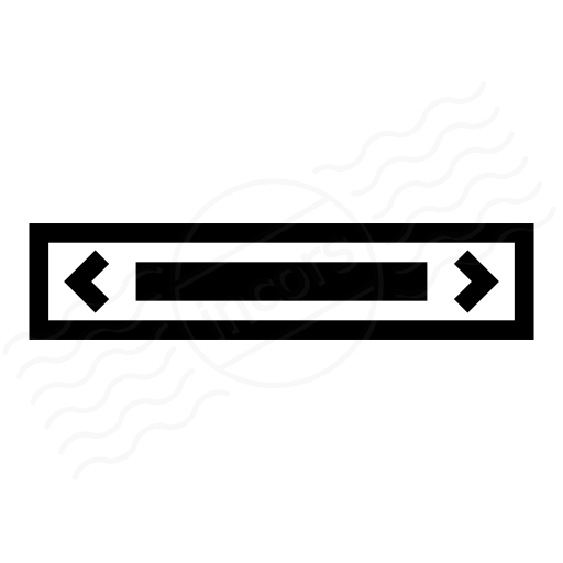 Scroll Bar Horizontal Icon