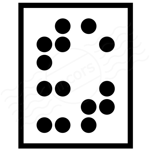 Text Braille Icon