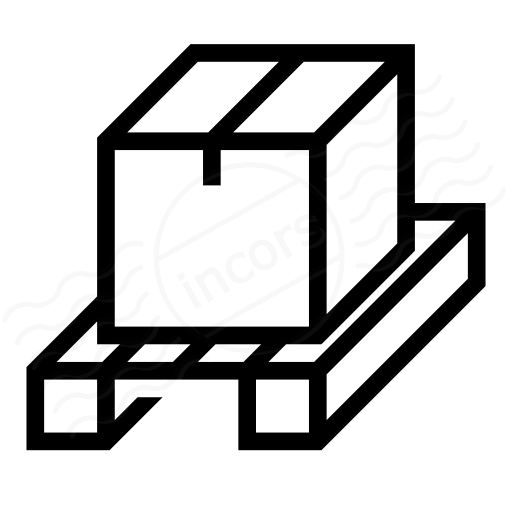 Wooden Pallet Box Icon