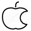 Apple Bite Icon 64x64