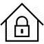 Home Lock Icon 64x64