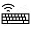 Keyboard Wireless Icon 64x64