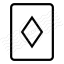 Playing Card Diamonds Icon 64x64