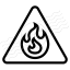 Sign Warning Flammable Icon 64x64