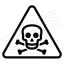 Sign Warning Toxic Icon 64x64
