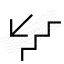 Stairs Down Icon 64x64