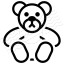 Teddy Bear Icon 64x64