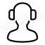 User Headphones Icon 64x64