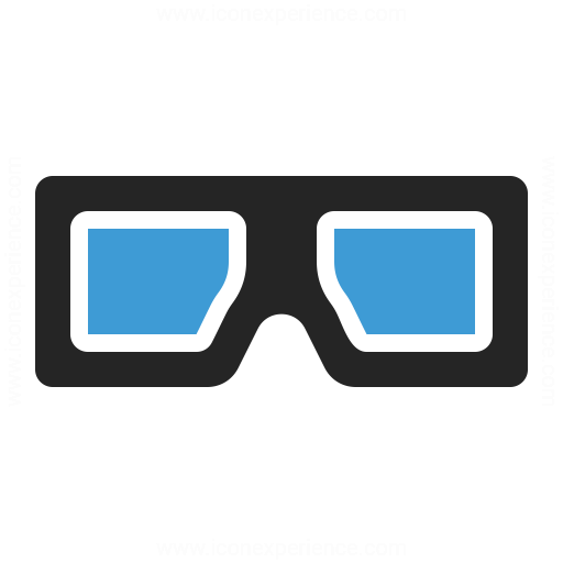 3d Glasses Icon & IconExperience - Professional Icons » O-Collection