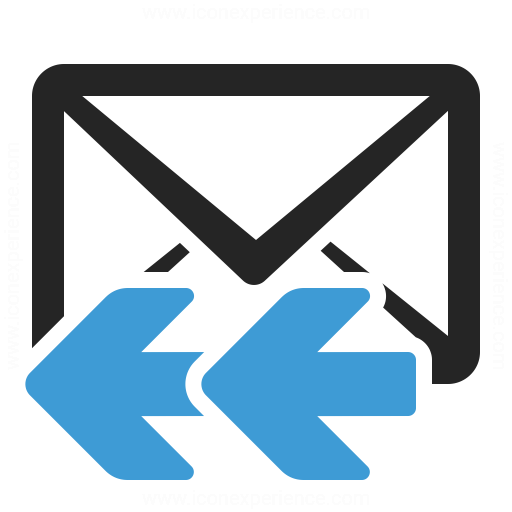 Mail Reply All Icon & IconExperience - Professional Icons » O-Collection