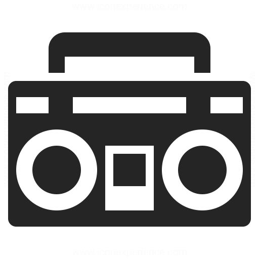 Boombox Icon & IconExperience - Professional Icons » O-Collection