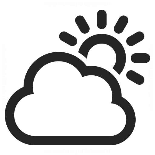 Cloud Sun Icon & IconExperience - Professional Icons » O-Collection