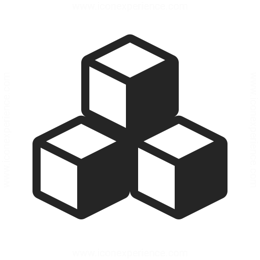 Cubes Icon & IconExperience - Professional Icons » O-Collection