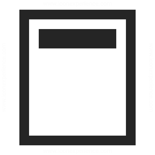 Document Header Icon & IconExperience - Professional Icons » O-Collection