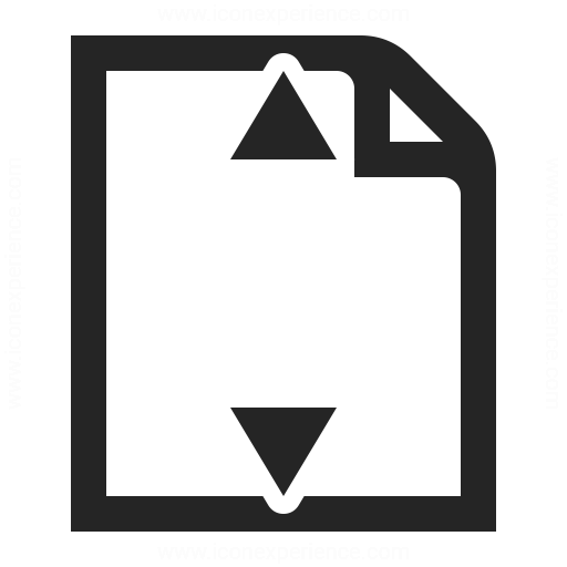 Document Height Icon & IconExperience Professional Icons » OCollection