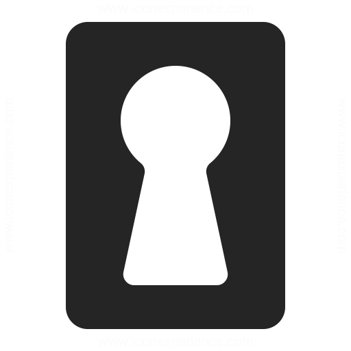 Keyhole Icon & IconExperience - Professional Icons » O-Collection