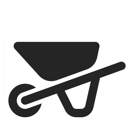 Wheelbarrow Icon & IconExperience - Professional Icons » O-Collection