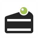 Cake Slice Icon 128x128