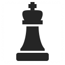 Chess Piece King Icon 128x128