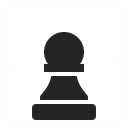Chess Piece Pawn Icon 128x128