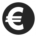 Currency Euro Icon 128x128